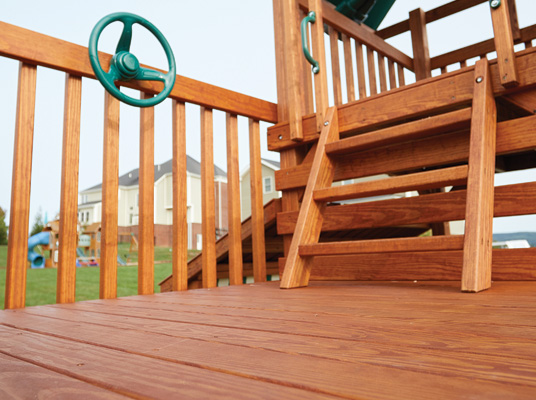 Wood is waterproofed and sealed with anti-fungus and mildew resistors