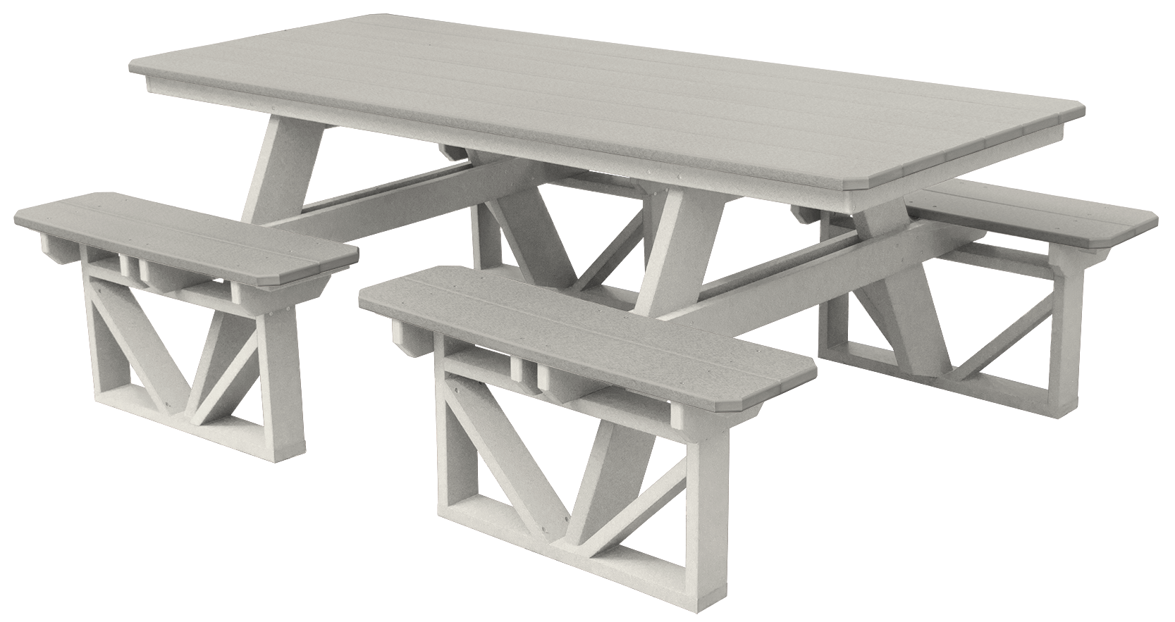 Basics 84" Walk-in Picnic Table Image